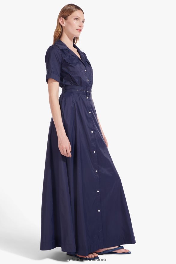 Women Clothing Navy STAUD MILLIE DRESS H8RLPJ170