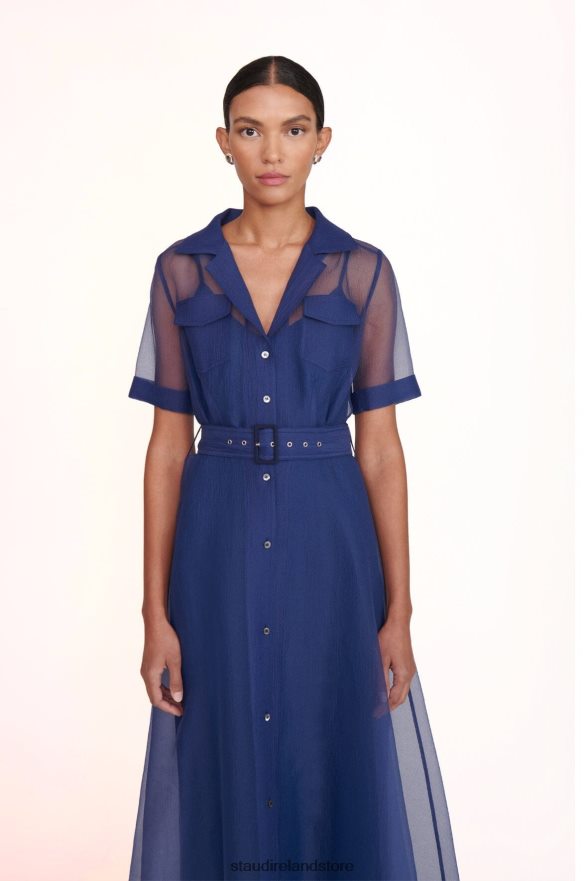 Women Clothing Navy STAUD MILLIE DRESS ORGANZA H8RLPJ166