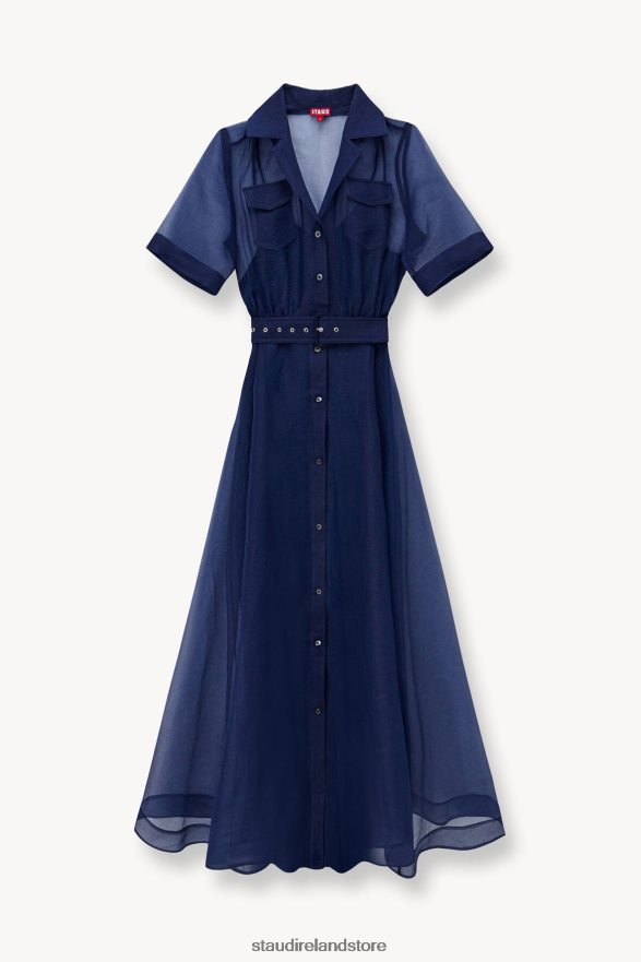 Women Clothing Navy STAUD MILLIE DRESS ORGANZA H8RLPJ166