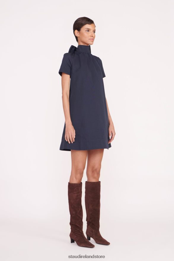 Women Clothing Navy STAUD MINI ILANA DRESS H8RLPJ146