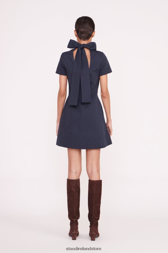 Women Clothing Navy STAUD MINI ILANA DRESS H8RLPJ146