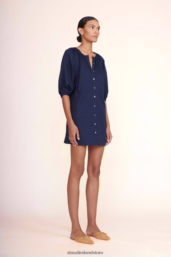 Women Clothing Navy STAUD MINI VINCENT DRESS H8RLPJ217