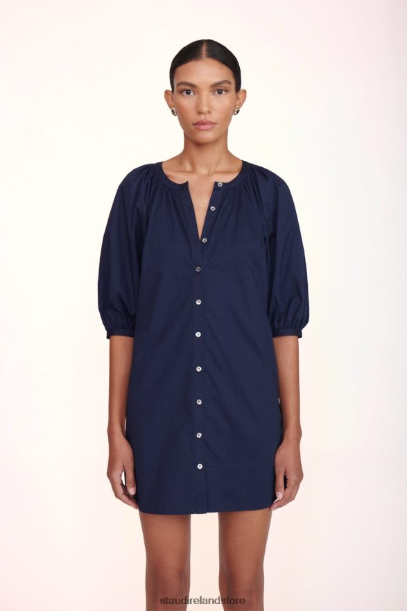 Women Clothing Navy STAUD MINI VINCENT DRESS H8RLPJ217