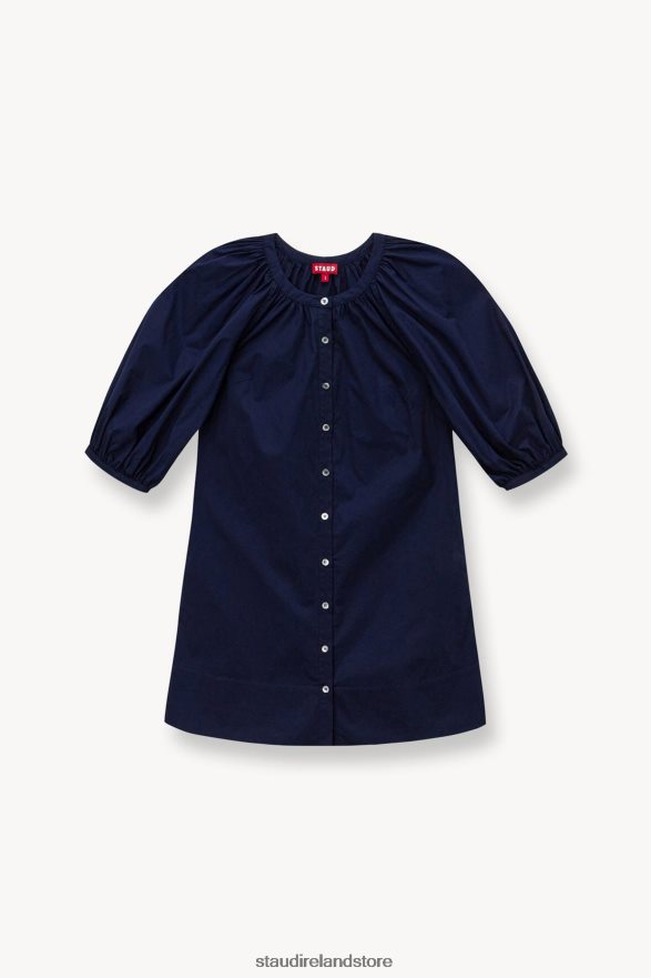 Women Clothing Navy STAUD MINI VINCENT DRESS H8RLPJ217