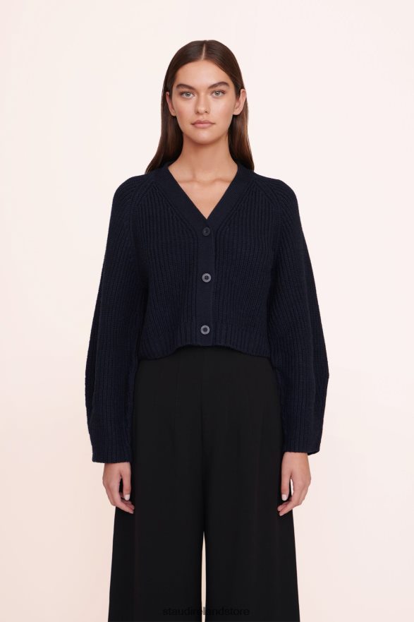 Women Clothing Navy STAUD MIRABEL CARDIGAN H8RLPJ602
