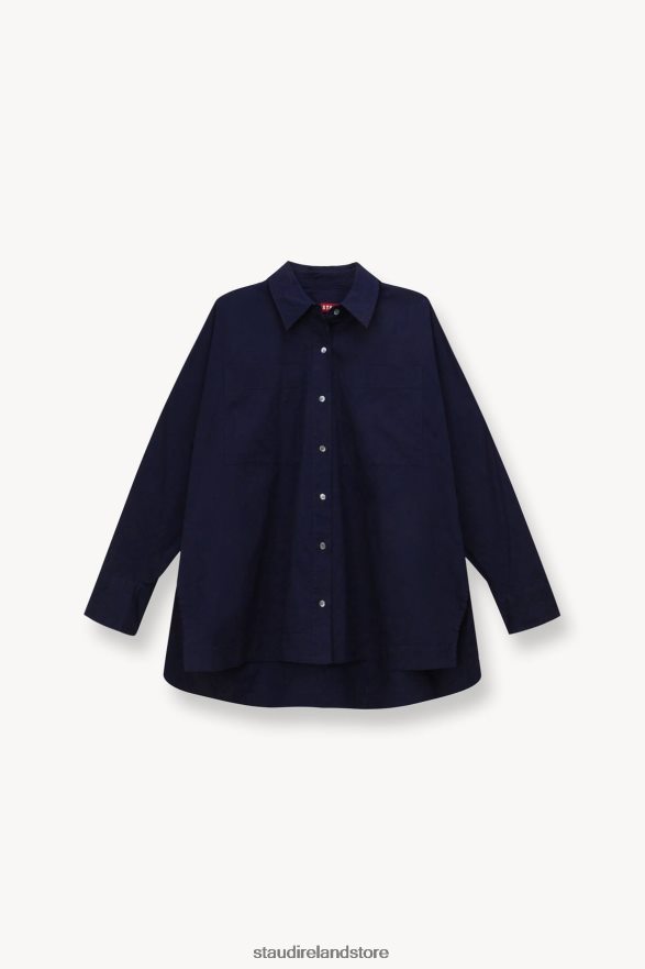 Women Clothing Navy STAUD PAYTON TOP H8RLPJ390