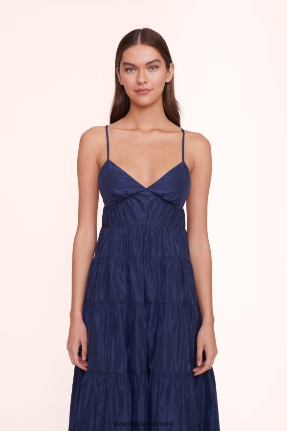Women Clothing Navy STAUD RIPLEY DRESS H8RLPJ225
