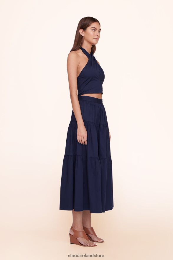 Women Clothing Navy STAUD SEA SKIRT H8RLPJ465