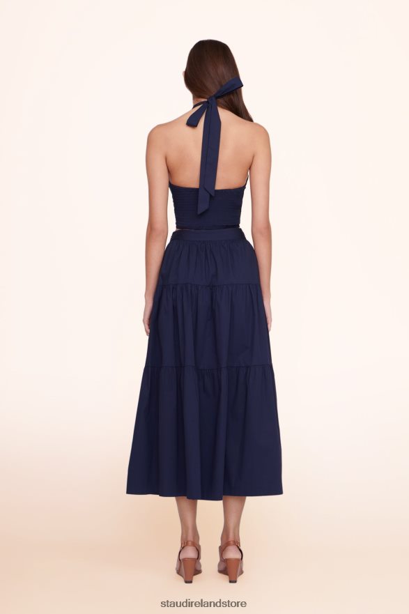 Women Clothing Navy STAUD SEA SKIRT H8RLPJ465