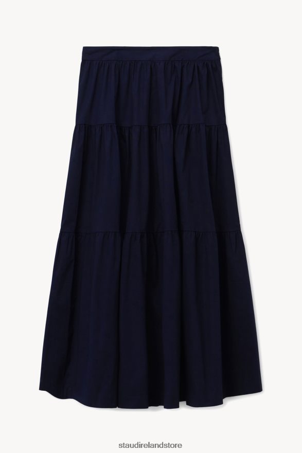 Women Clothing Navy STAUD SEA SKIRT H8RLPJ465