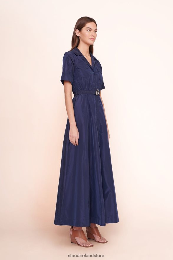 Women Clothing Navy STAUD SWIRL SHIRT DRESS H8RLPJ232
