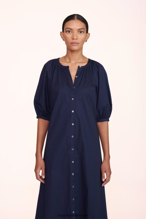 Women Clothing Navy STAUD VINCENT DRESS H8RLPJ266