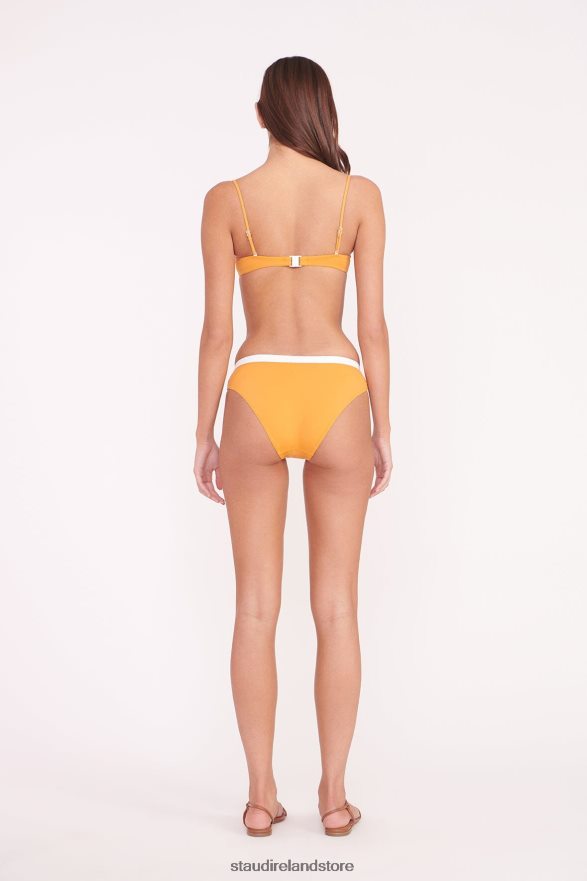 Women Clothing Nectarine White STAUD GEMMA BIKINI BOTTOM H8RLPJ674