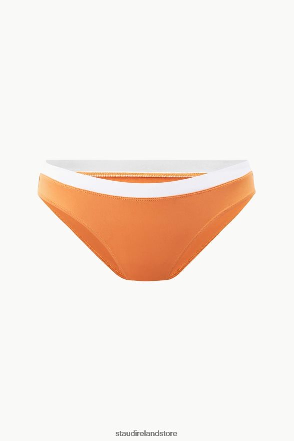 Women Clothing Nectarine White STAUD GEMMA BIKINI BOTTOM H8RLPJ674