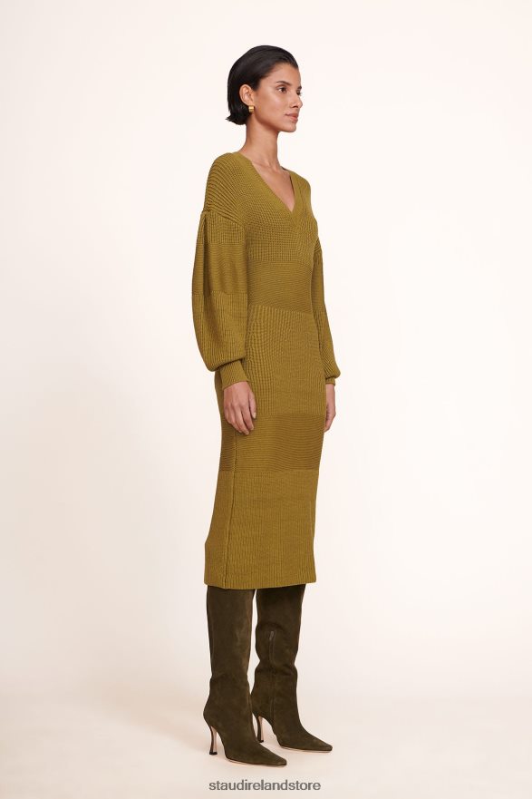 Women Clothing Olive STAUD CARNATION DRESS H8RLPJ304