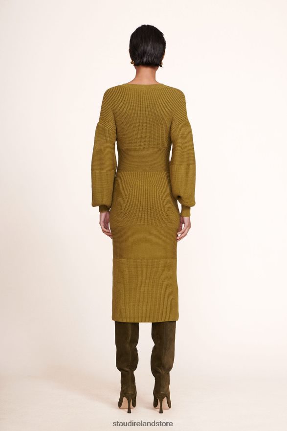Women Clothing Olive STAUD CARNATION DRESS H8RLPJ304