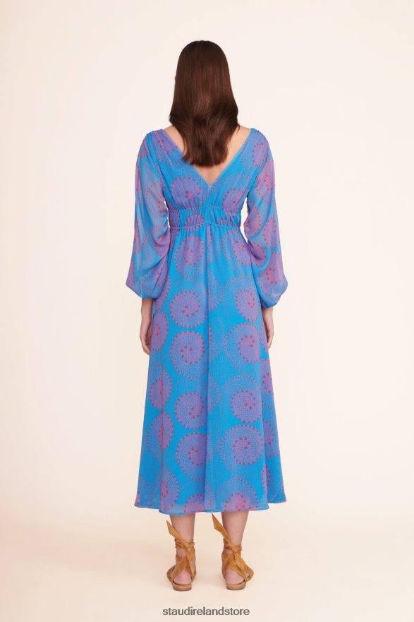 Women Clothing Pacific Whirlpool STAUD MIDI SHELBY DRESS H8RLPJ204