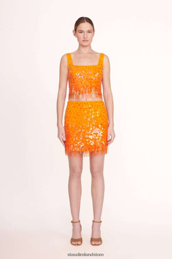 Women Clothing Papaya STAUD REBECCA SKIRT H8RLPJ498