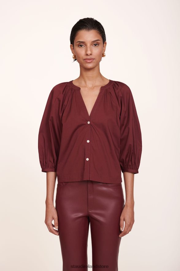 Women Clothing Plum STAUD DILL TOP H8RLPJ445