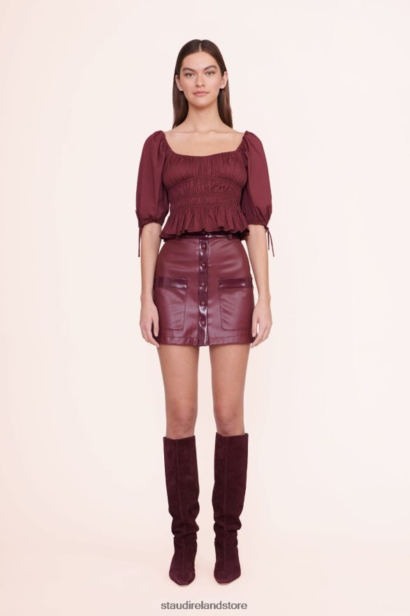 Women Clothing Plum STAUD FAYE TOP H8RLPJ459
