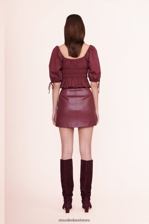 Women Clothing Plum STAUD FAYE TOP H8RLPJ459