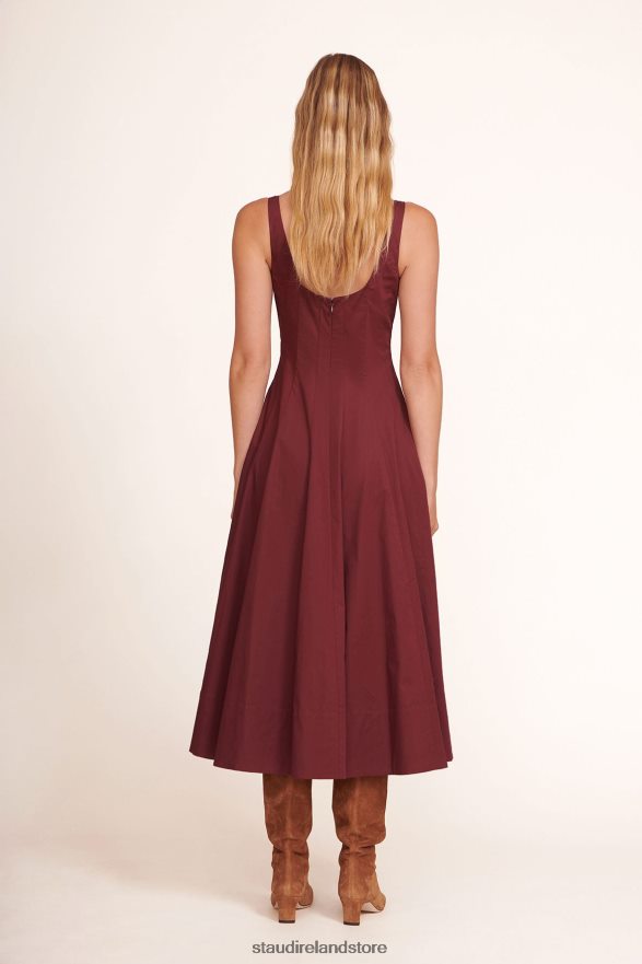 Women Clothing Plum STAUD WELLS DRESS H8RLPJ56