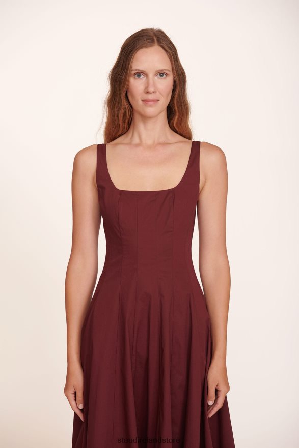 Women Clothing Plum STAUD WELLS DRESS H8RLPJ56
