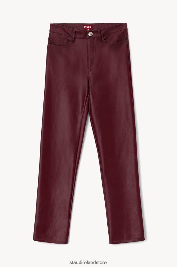 Women Clothing Plum Vegan Leather STAUD ELLIOT PANT H8RLPJ559