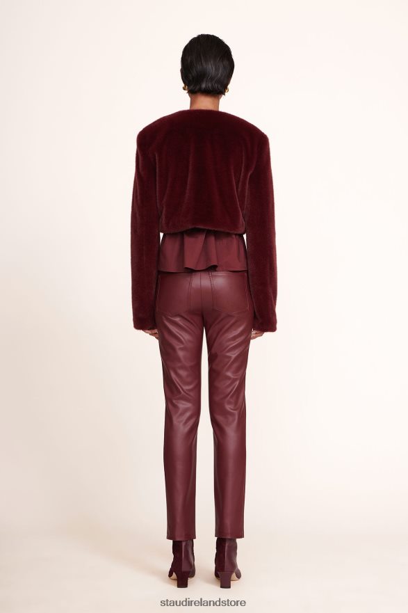 Women Clothing Plum Vegan Leather STAUD ELLIOT PANT H8RLPJ559