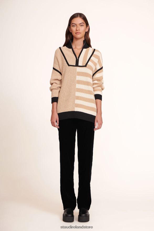 Women Clothing Sahara Stripe STAUD HAMPTON SWEATER H8RLPJ593