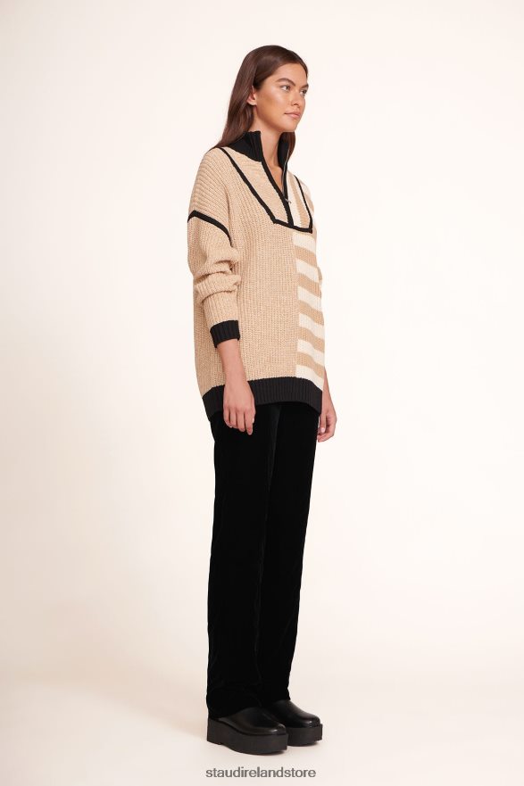 Women Clothing Sahara Stripe STAUD HAMPTON SWEATER H8RLPJ593