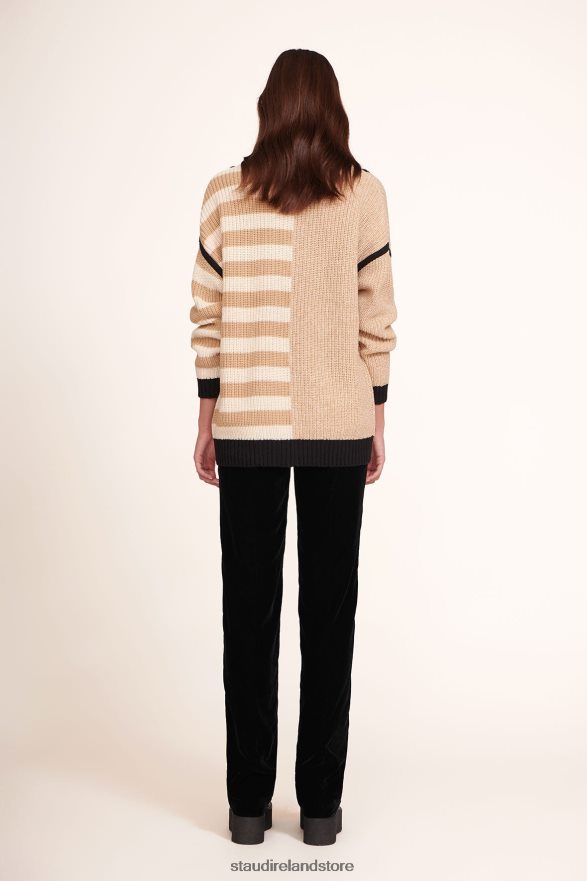 Women Clothing Sahara Stripe STAUD HAMPTON SWEATER H8RLPJ593