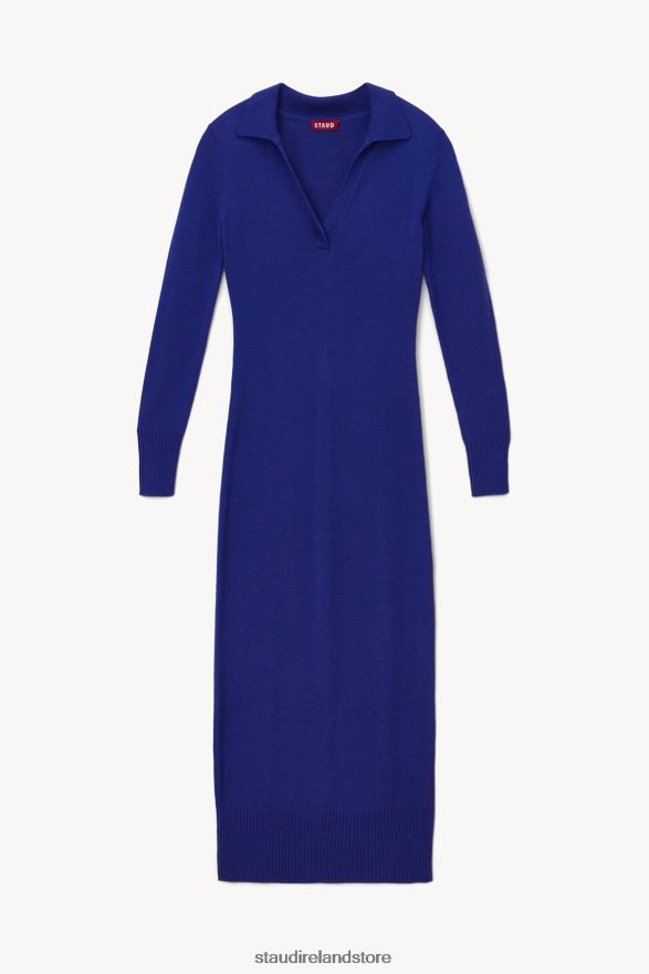 Women Clothing Sapphire STAUD CROWN DRESS H8RLPJ283