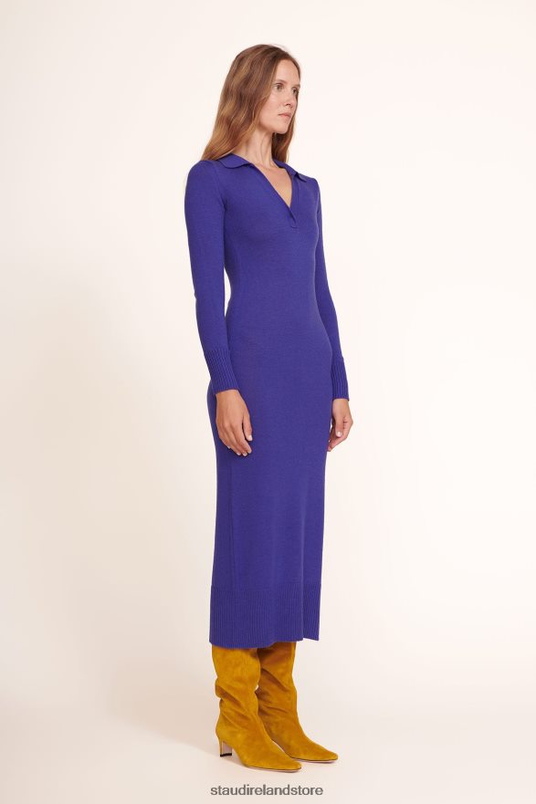 Women Clothing Sapphire STAUD CROWN DRESS H8RLPJ283