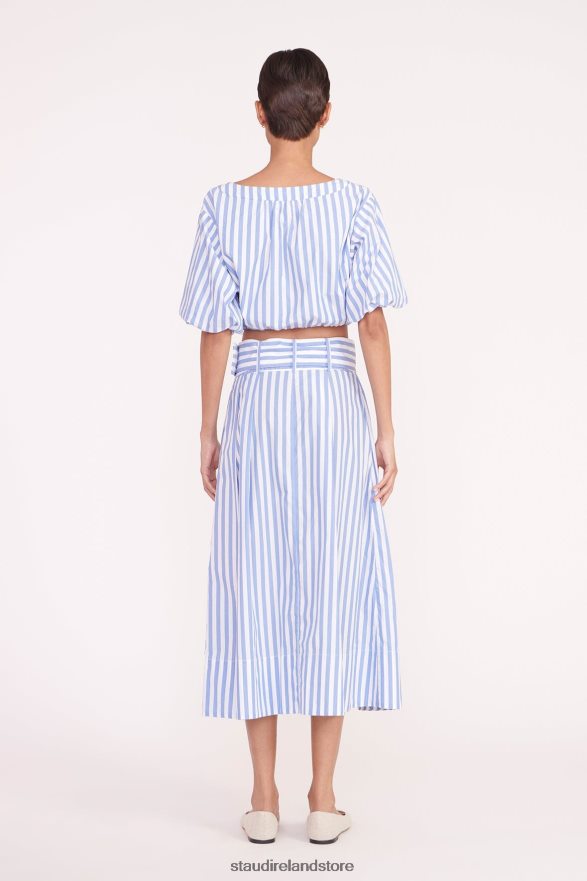Women Clothing Sea Stripe STAUD ELLINGTON TOP H8RLPJ327