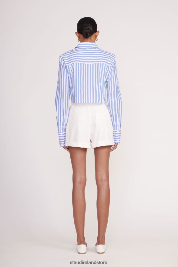 Women Clothing Sea Stripe STAUD SENECA TOP H8RLPJ358