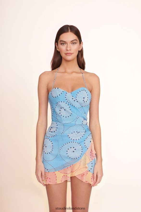Women Clothing Shallow Sunray Whirlpool STAUD NAVEAH DRESS H8RLPJ223