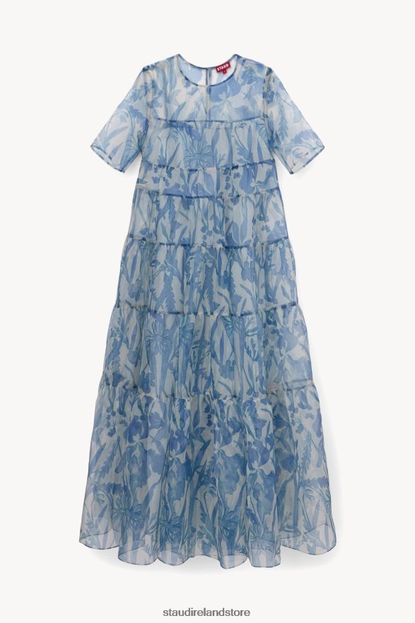 Women Clothing Sky Wildflowers STAUD HYACINTH DRESS H8RLPJ105