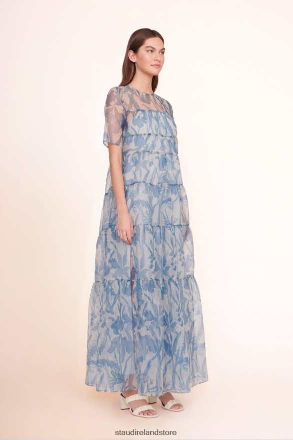 Women Clothing Sky Wildflowers STAUD HYACINTH DRESS H8RLPJ105