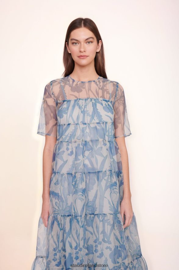 Women Clothing Sky Wildflowers STAUD HYACINTH DRESS H8RLPJ105