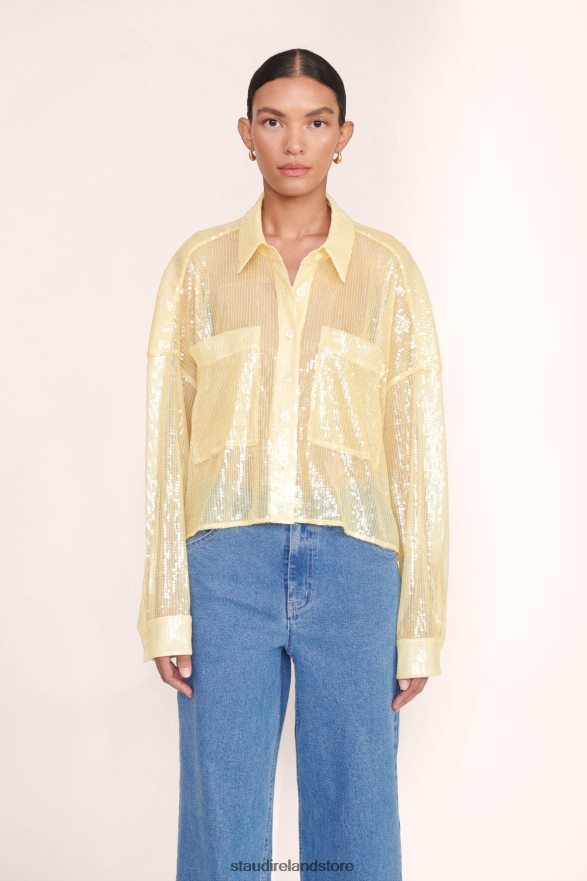 Women Clothing Sunray STAUD CROPPED PAYTON TOP H8RLPJ410