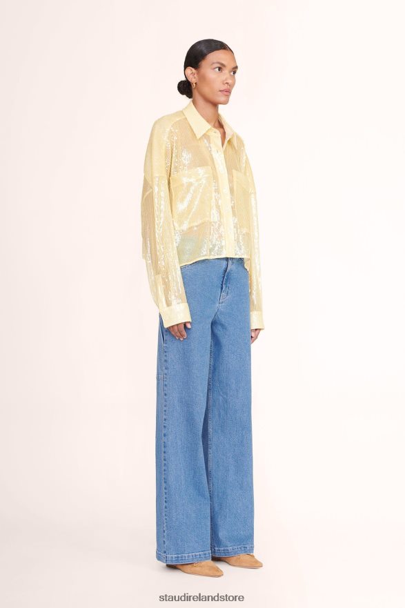 Women Clothing Sunray STAUD CROPPED PAYTON TOP H8RLPJ410