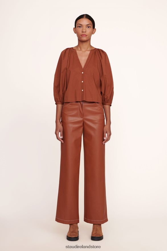 Women Clothing Tan STAUD DILL TOP H8RLPJ442