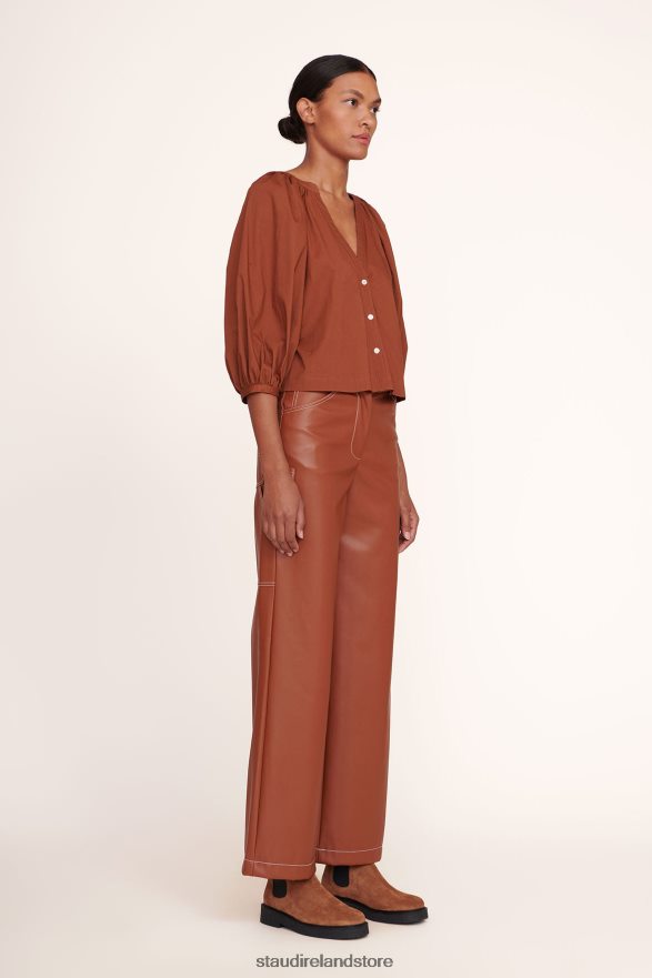 Women Clothing Tan STAUD DILL TOP H8RLPJ442