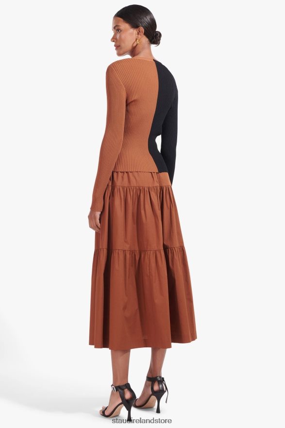 Women Clothing Tan STAUD SEA SKIRT H8RLPJ501