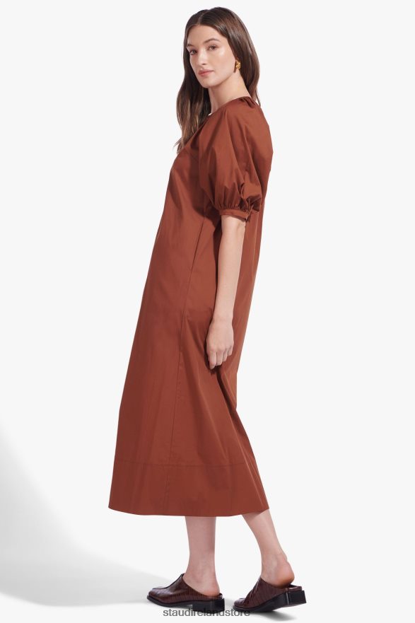 Women Clothing Tan STAUD VINCENT DRESS H8RLPJ314