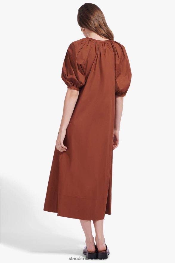 Women Clothing Tan STAUD VINCENT DRESS H8RLPJ314
