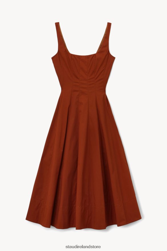 Women Clothing Tan STAUD WELLS DRESS H8RLPJ59