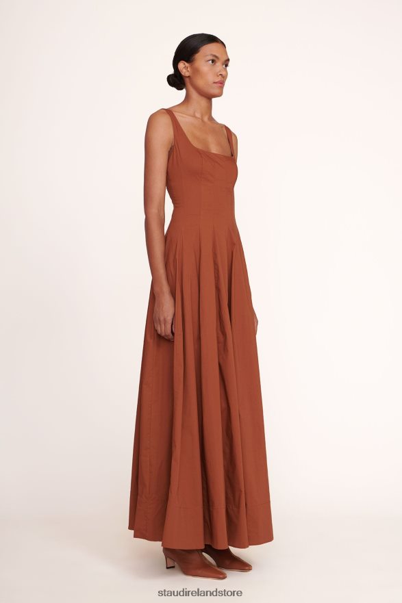 Women Clothing Tan STAUD WELLS MAXI DRESS H8RLPJ248