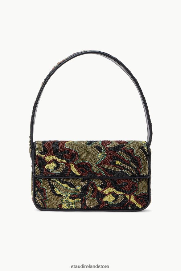Women Clothing Tropical Camo STAUD TOMMY BEADED BAG H8RLPJ729